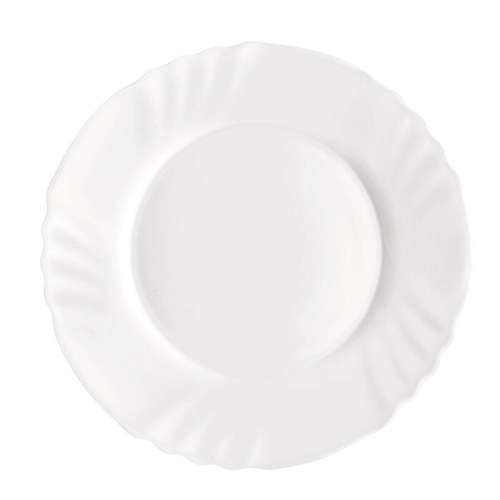 Bormioli Rocco Ebro desserttallerken, hvid glas, 20 cm (36 stk.)