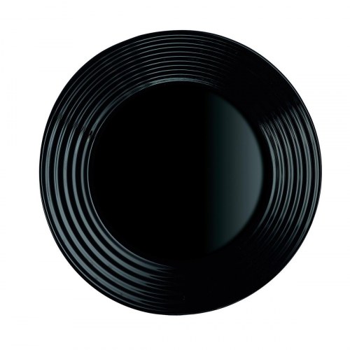 Luminarc Harena desserttallerken - sort glas 19 cm (24 stk.)