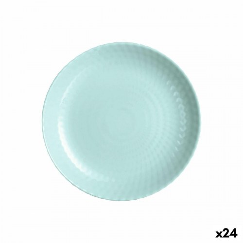 Luminarc Pampille desserttallerken, turkisblå glas, 19 cm - 24 stk.