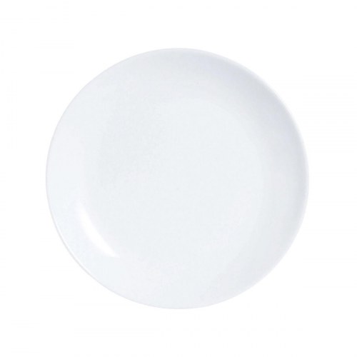 Luminarc Diwali desserttallerken, hvid glas, 19 cm (24 stk.)