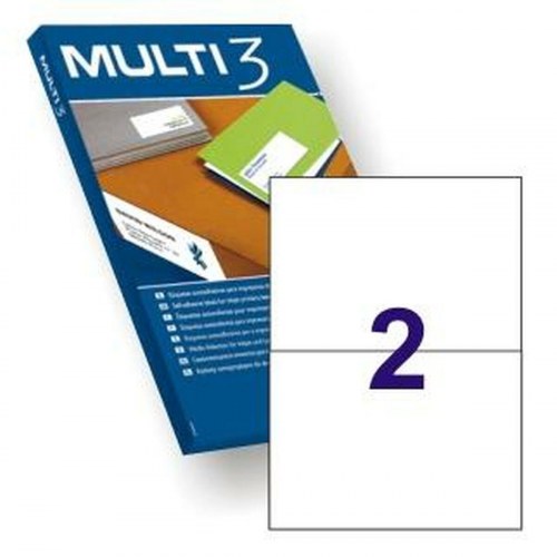 Printer labels MULTI 3 Hvid ret 100 Ark 500 Ark 210 x 148 mm