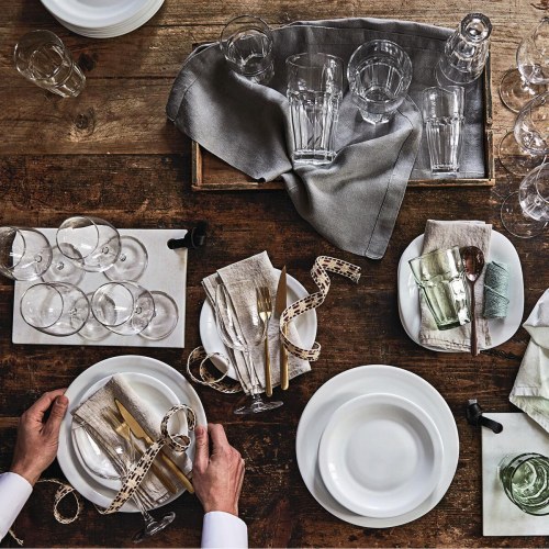 Bormioli Rocco Parma skål - hvid glas, Ø 12 cm (24 stk.)