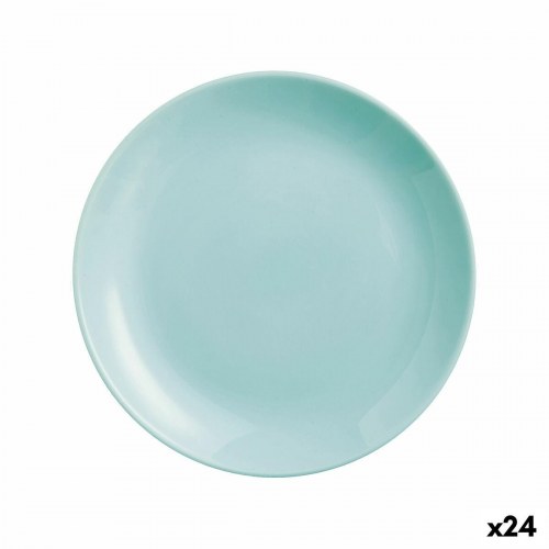 Assietter Luminarc Diwali turkisblå glas 19 cm - 24 stk.
