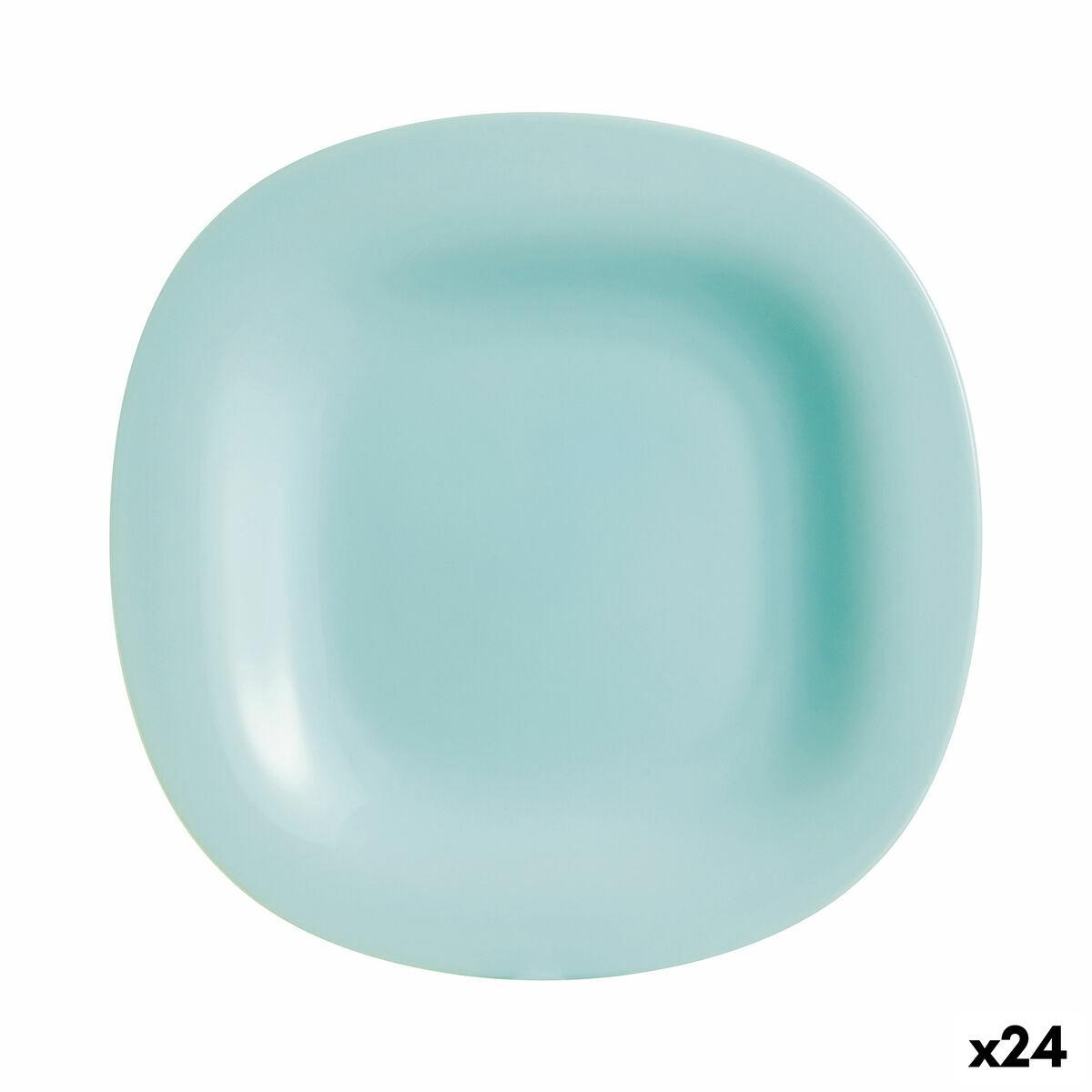 Assietter Luminarc Carine turkisblå glas 19 cm - 24 stk.