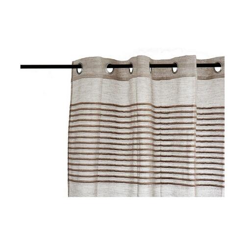 Gardin Striber Brun 6 enheder (140 x 0,1 x 260 cm)