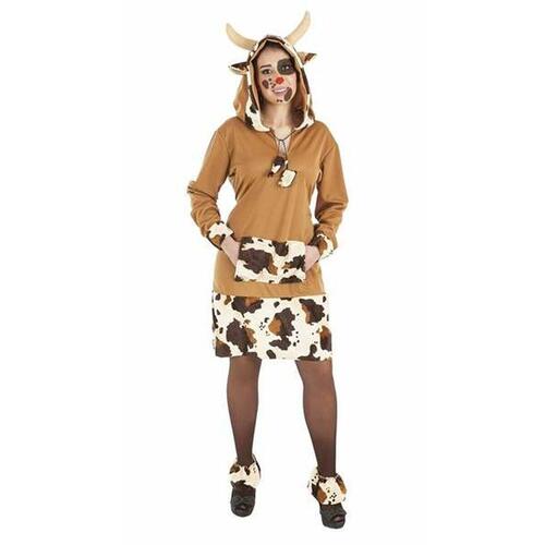 Kostume til voksne Cow Bamse M