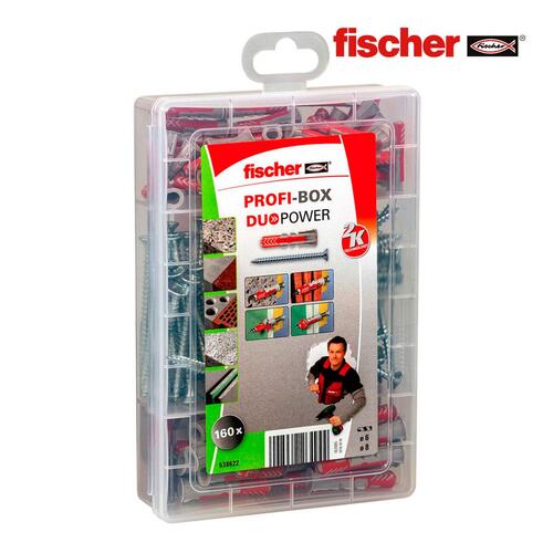 Rawplugs og skruer Fischer duopower 160 Dele