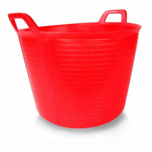 Rubi multifunktionel plastikkurv 40 l - rød