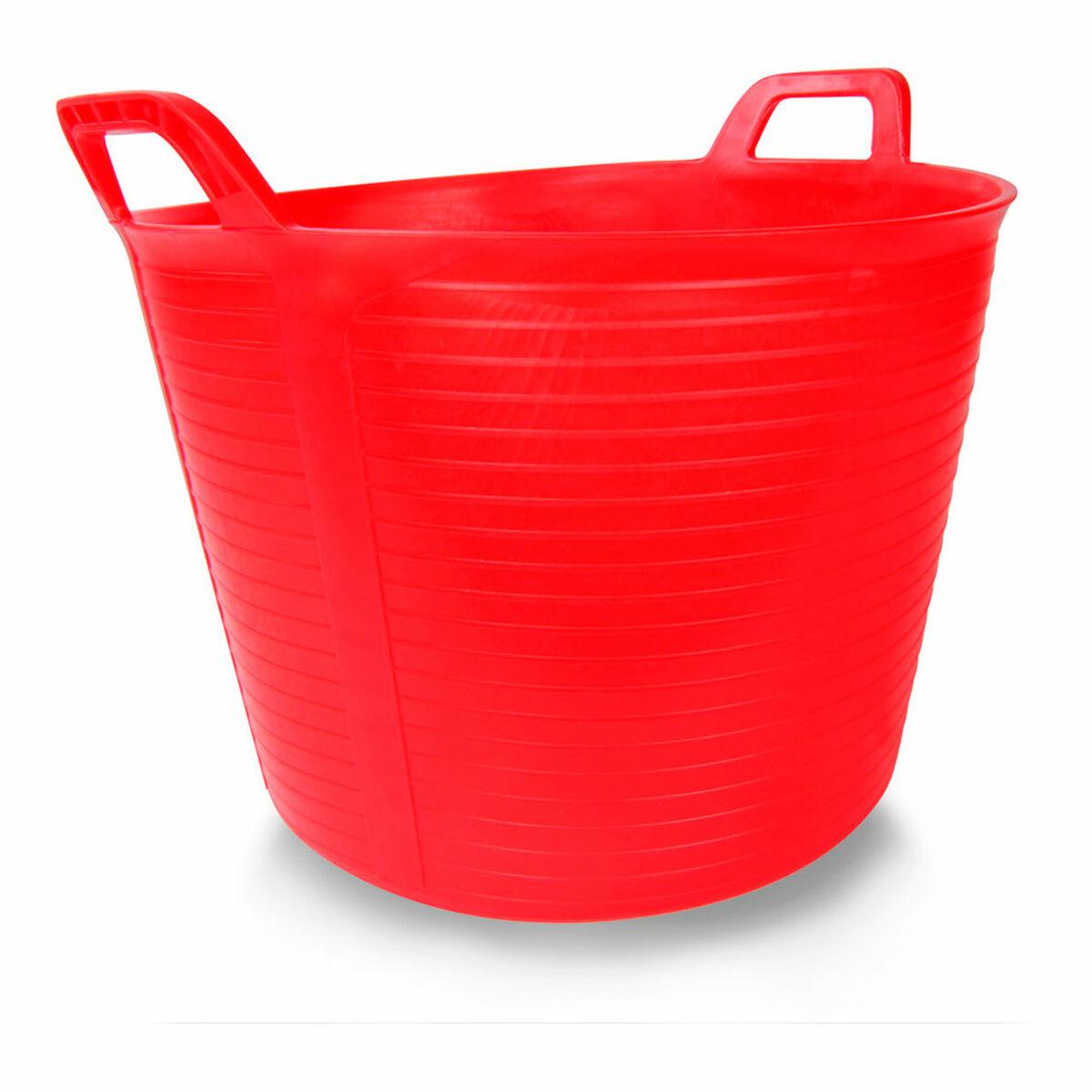 Rubi multifunktionel plastikkurv 40 l - rød