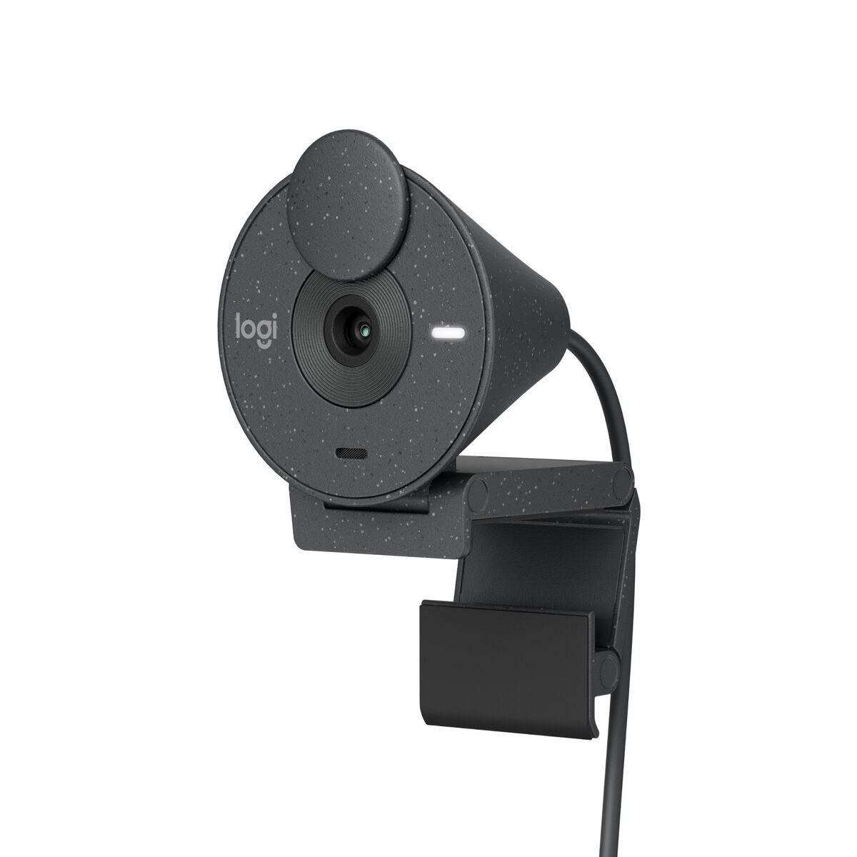 Webcam Logitech Brio 300 Sort 1080p Høj Kvalitet