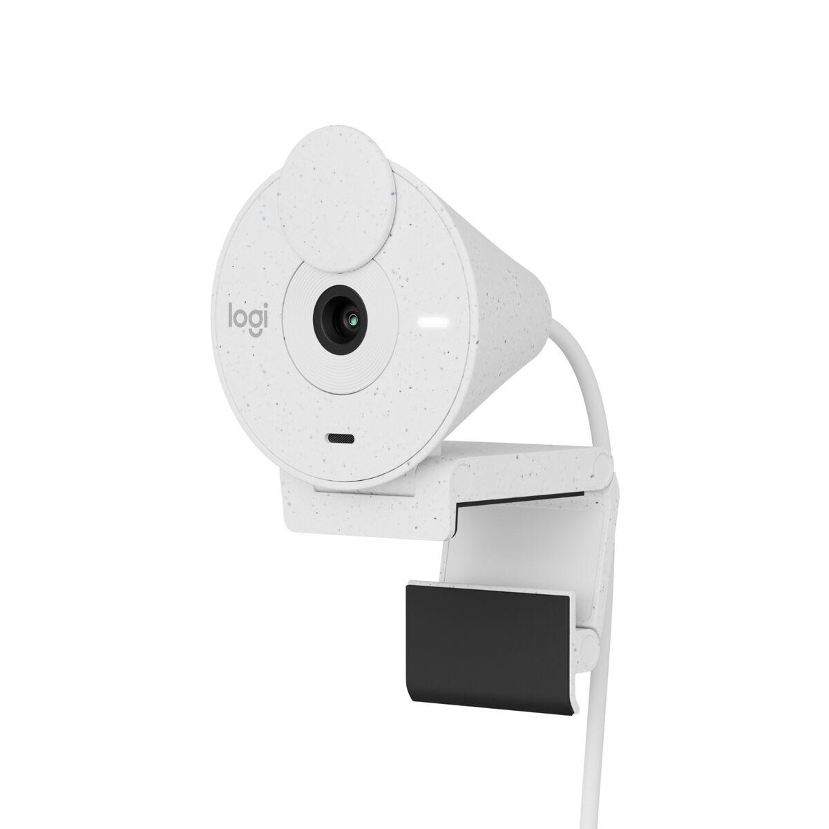 Webcam Logitech Brio 300 Hvid 1080p Høj Opløsning