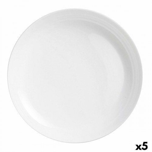 Luminarc Diwali frugtskål - hvid glas, 30 × 7 cm (5 stk.)