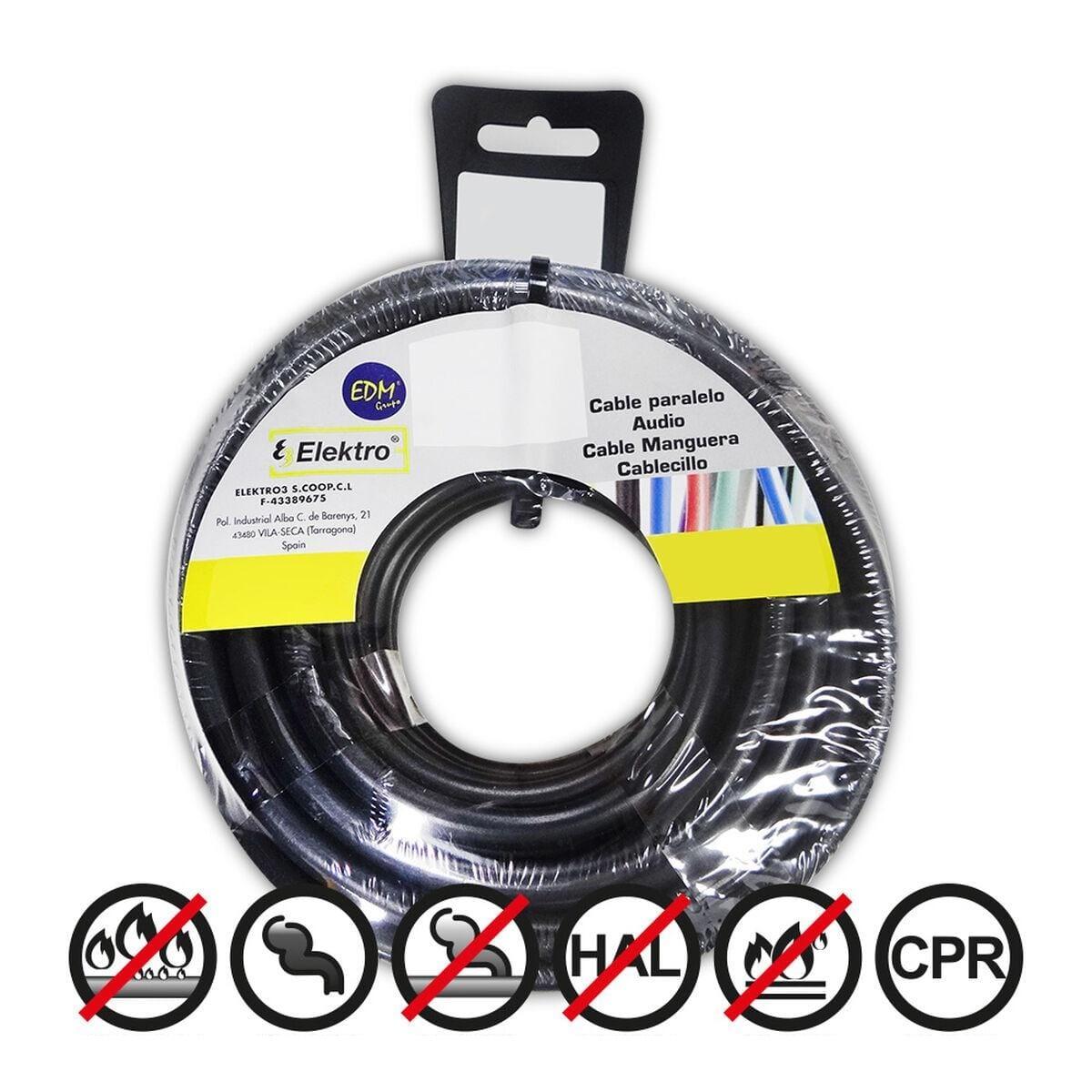 EDM Product kabel 4 x 1,5 mm - sort, 15 m (4 mm)