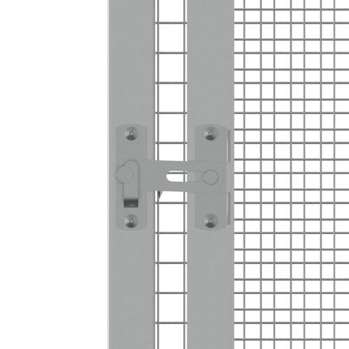 Fuglebur 302,5x324,5x211,5 cm galvaniseret stål antracitgrå