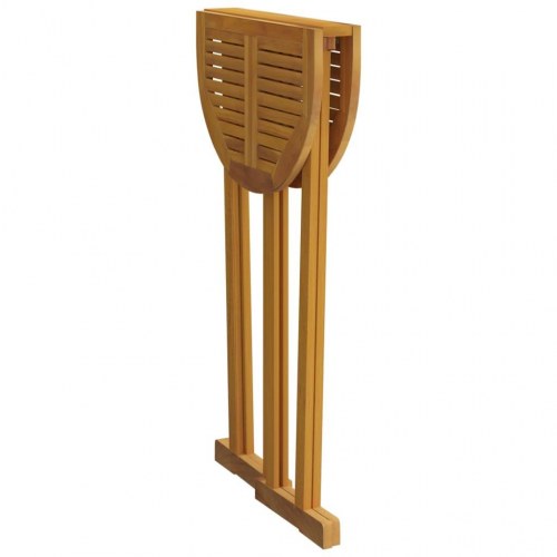 Foldbart barbord 90x65x105 cm massivt teaktræ