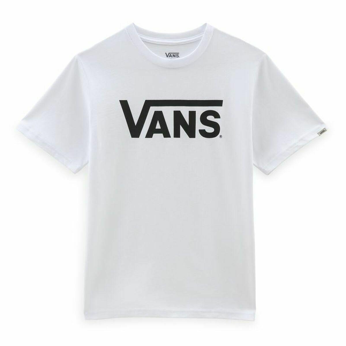 Kortærmet T-shirt til Børn Vans Classic Hvid M