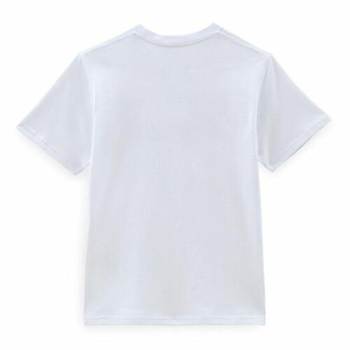 Kortærmet T-shirt til Børn Vans Classic Hvid XL