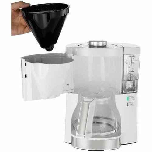 Melitta SM3590 kaffemaskine - hvid, 1,25 l, 1.080 W