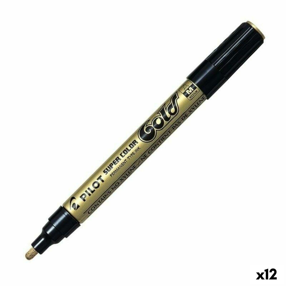 Pilot sprittusch gylden 1 mm - 12 stk.