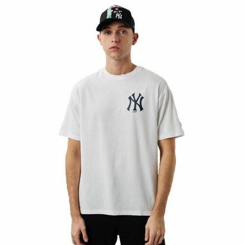 New Era New York Yankees MLB City Graphic Oversized T-shirt til mænd - Hvid, XL