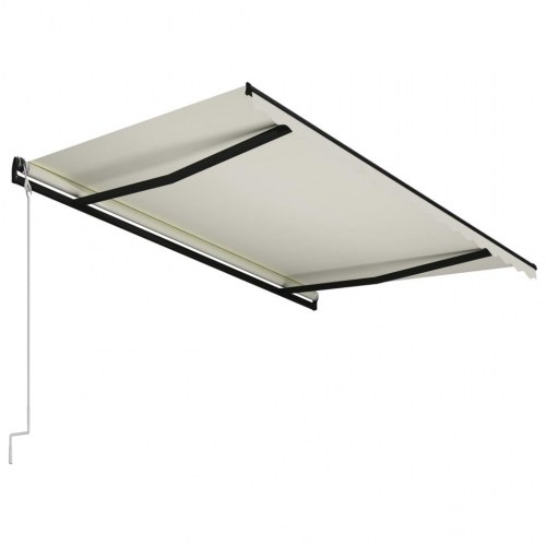 Automatisk foldemarkise 400x300 cm cremefarvet