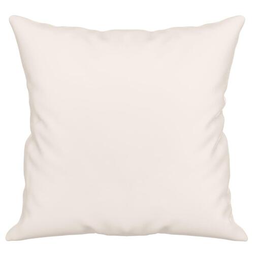 Pyntepuder 2 stk. 40x40 cm mikrofiberstof beige