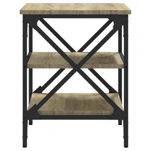 Sidebord 40x42x50 cm konstrueret træ sonoma-eg