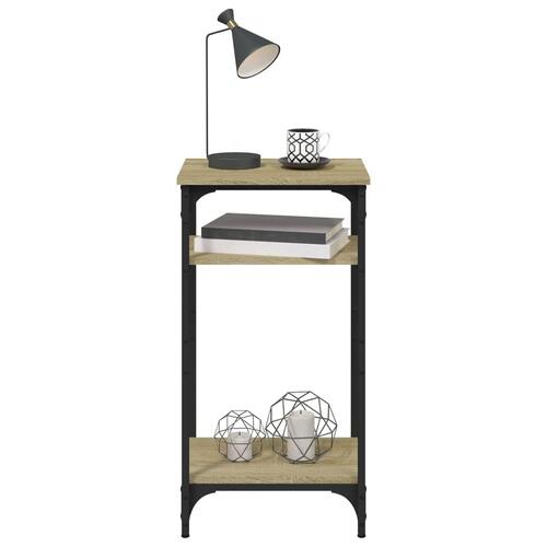 Sidebord 40x30x75 cm konstrueret træ sonoma-eg