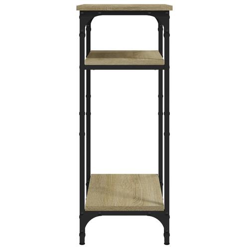 Sidebord 40x30x75 cm konstrueret træ sonoma-eg