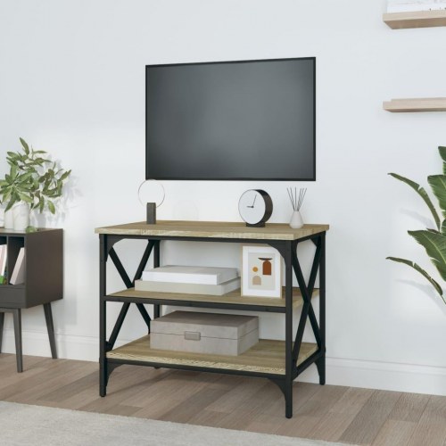 Tv-bord 60x40x50 cm konstrueret træ sonoma-eg