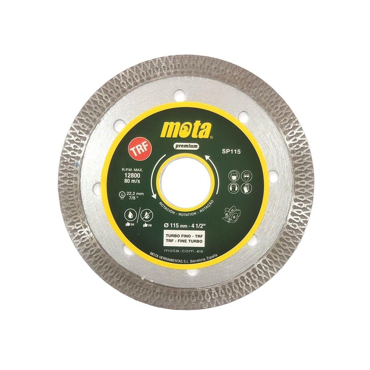 Mota SP115 skæreskive Ø115 mm - til tegl, fliser og keramik