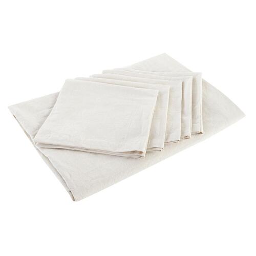 Duk og servietter Beige (150 x 150 x 150 cm)