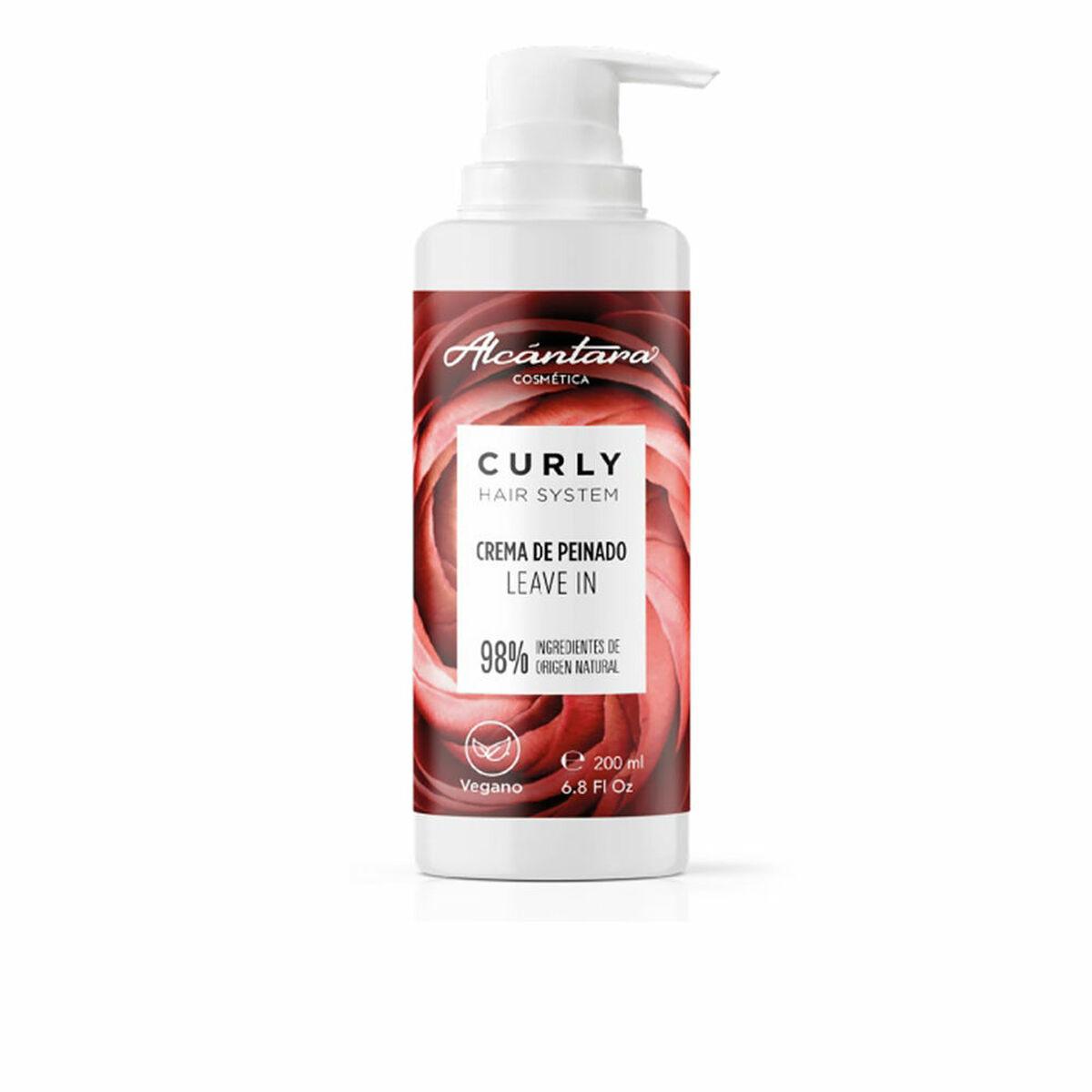 Hårstyling Creme Alcantara Curly Hair System Markerede Definerede Krøller Hårbalsam 200
