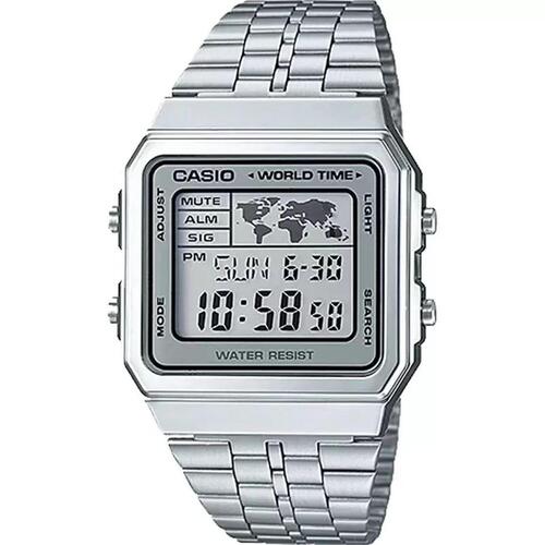 Armbåndsur Casio Vintage unisex Ø 34 mm - rustfrit stål