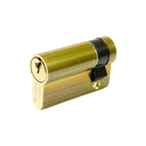 Cisa låsecylinder Logo STD 08030.03.0 - kobber, medium 50 mm