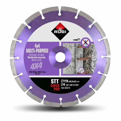 Diamantskæreskive Rubi Superpro 30974 - 115 mm