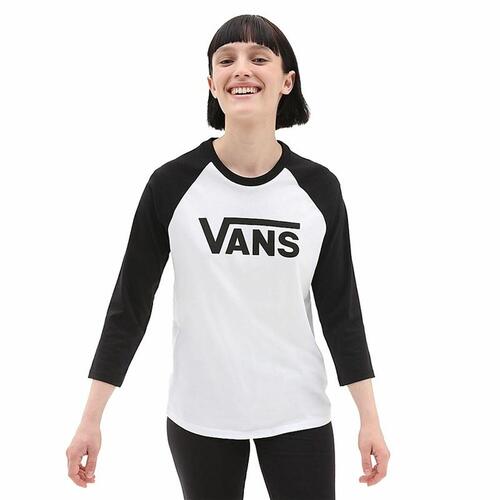 Kortærmet T-shirt til Kvinder Vans Drop V Raglan M