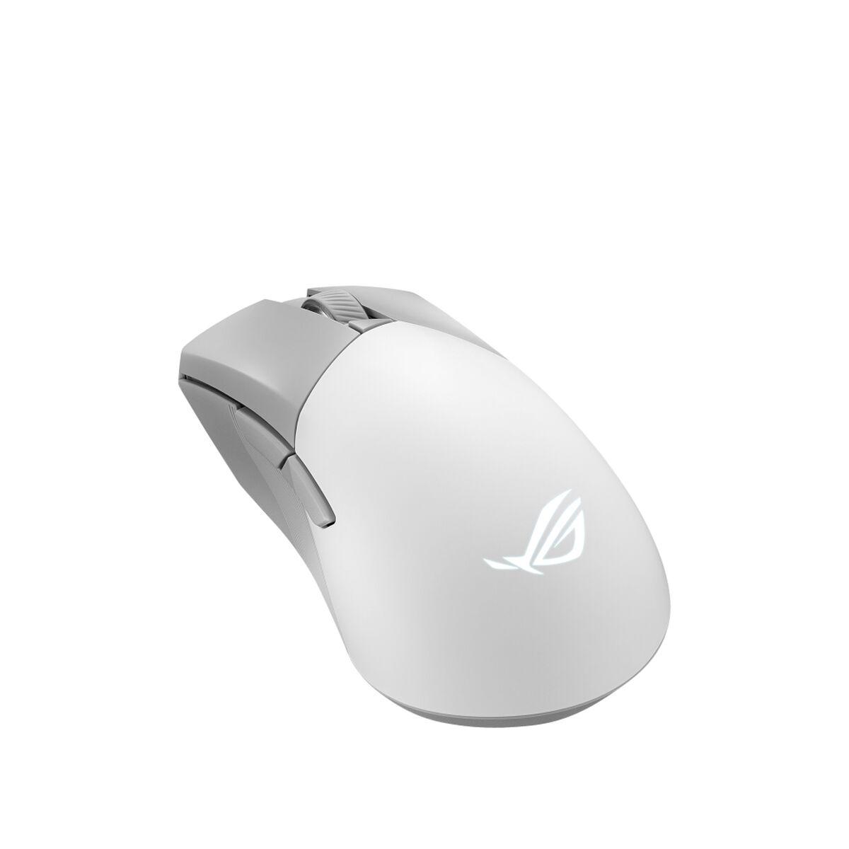 Se ASUS ROG Gladius III Wireless AimPoint Moonligth White Gaming Mouse hos Boligcenter.dk