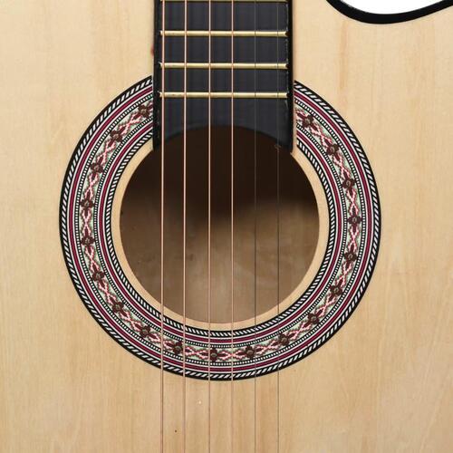 Western akustisk guitar med 6 strenge 38" lindetræ