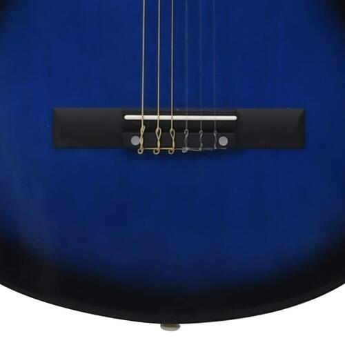 Klassisk western cutaway-guitar med 6 strenge 38" blå