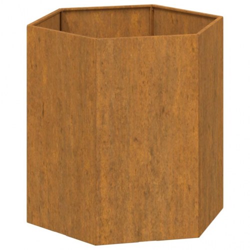 Plantekasse 40x40x45 cm cortenstål rustfarvet