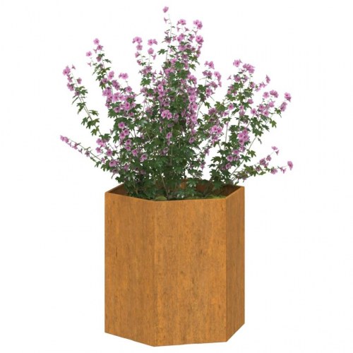Plantekasse 40x40x45 cm cortenstål rustfarvet