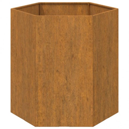 Plantekasse 40x40x45 cm cortenstål rustfarvet