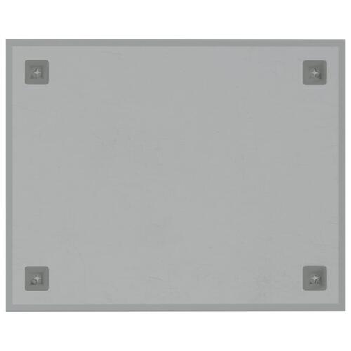 Væghængt magnettavle 50x40 cm hærdet glas hvid