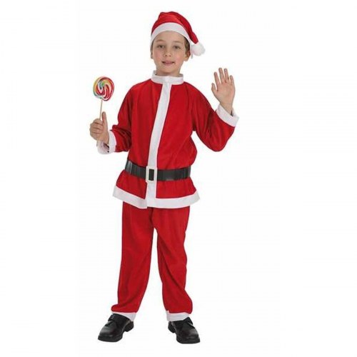 Julemandskostume til børn - 2-3 år (rød)