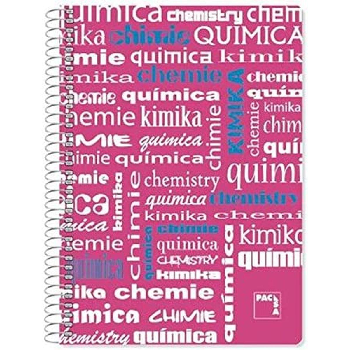 Notesbog Pacsa Pink Multifarvet Din Dele Ark