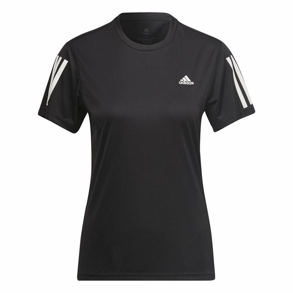 Kortærmet Shirt Til Kvinder Adidas Own The Run Sort