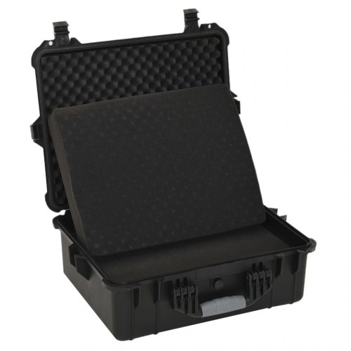 Transportabel flightcase 55 × 43 × 21 cm - PP/ABS - sort