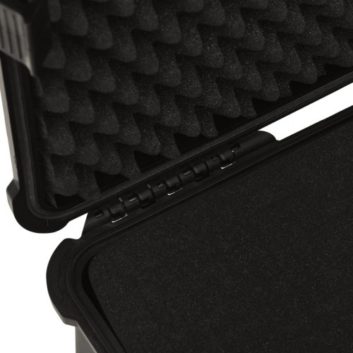 Transportabel flightcase 55 × 43 × 21 cm - PP/ABS - sort