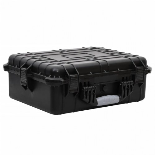 Transportabel flightcase 52 × 40 × 19 cm - PP/ABS - sort